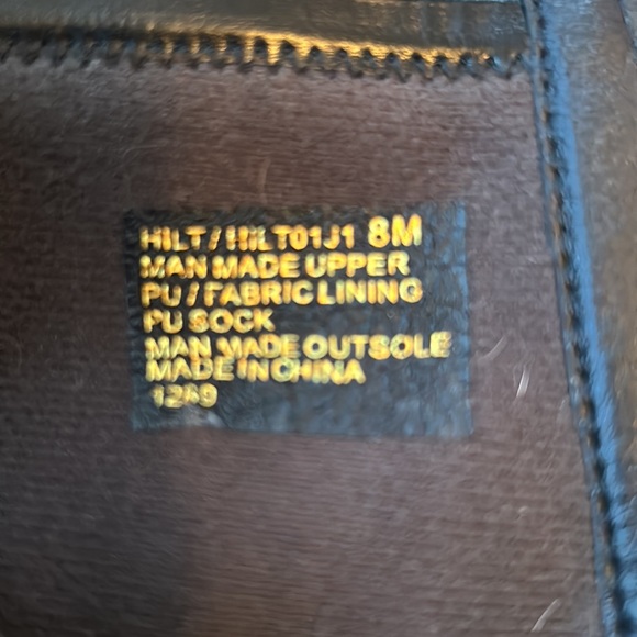 Madden Girl Women’s Black Chunky Boot Size 8 - Picture 3 of 7